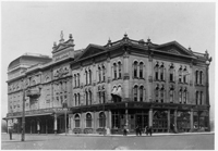 Pabst Theatre on Wells and Water. Many German performances were held in this theatre built by Capt. Frederick Pabst