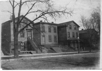 Van Buren between Wisconsin Ave and Mason. Razed for Northwestern Mutual