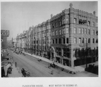 Plankinton House, West Water to 2nd St.