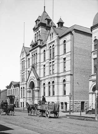 Turner Hall with Horse and Carriage