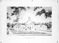 Greendale Administration Building in 1930s